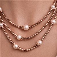 Collana Badel Donna in Argento Perla C-B-142